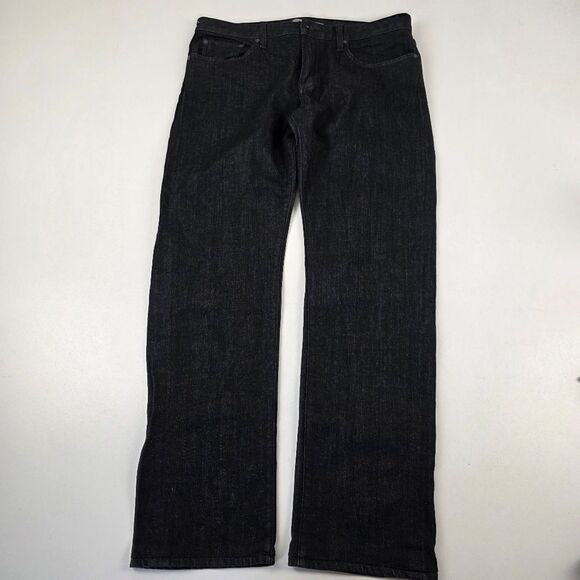 Vince Black Stone Wash Denim Jeans Mens Size 34 Straight Leg - Picture 2 of 14